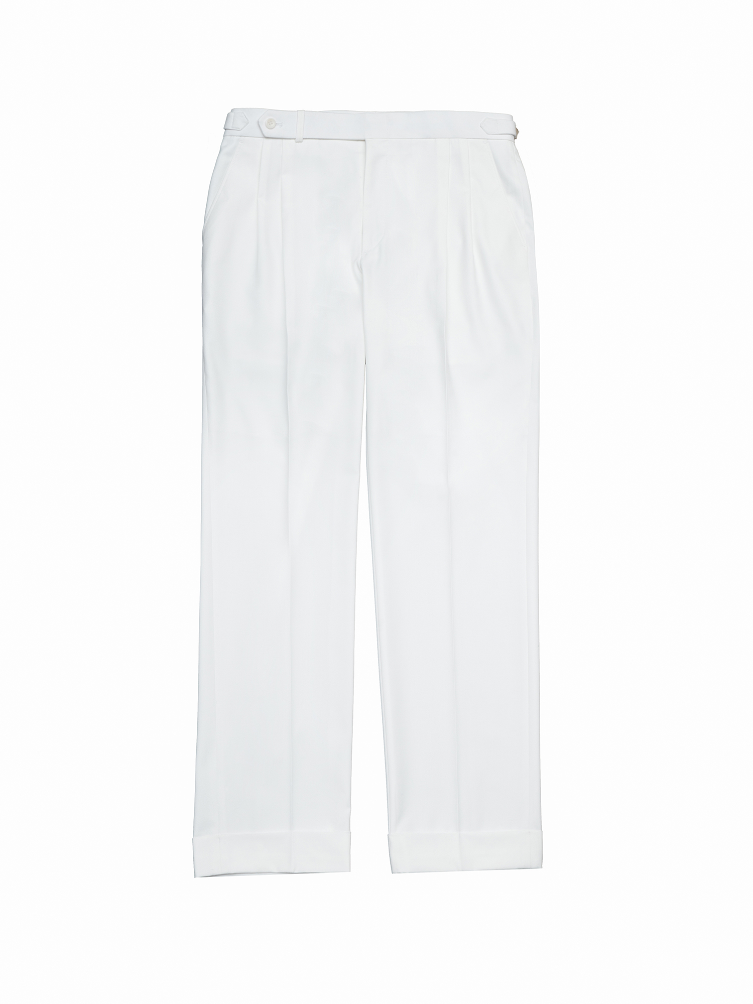 Tailored 2-Pleats Pants #010 [White]