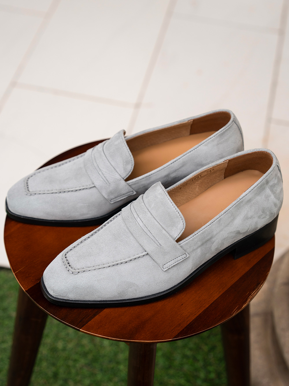 Ardor Loafers #1001 [Gray suede]