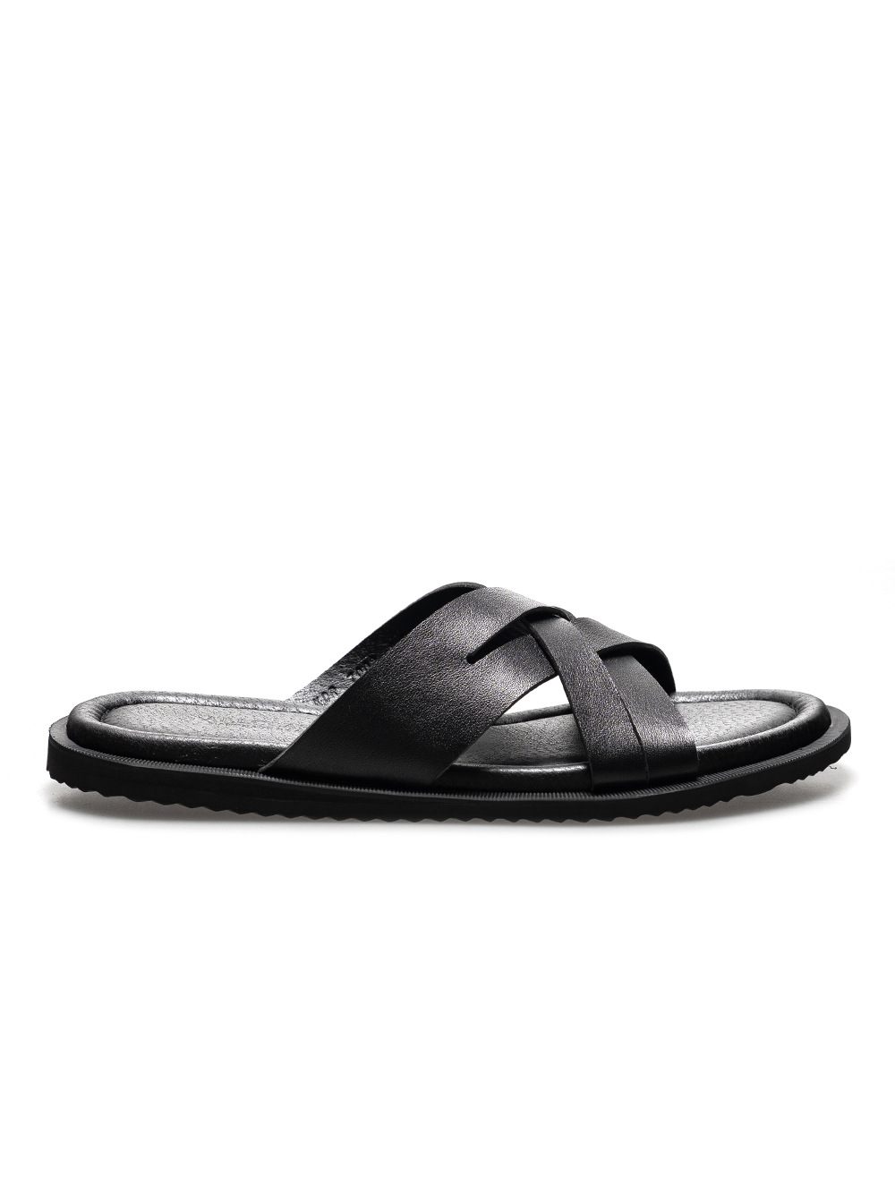Intrecciato Slippers #7002 [Black]