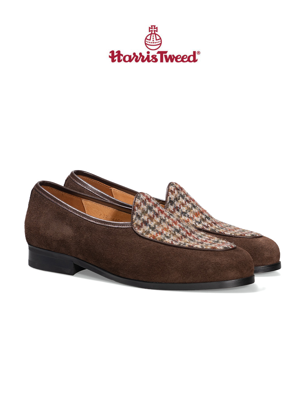 Belgian Loafers #4400 [Brown & Harris tweed]