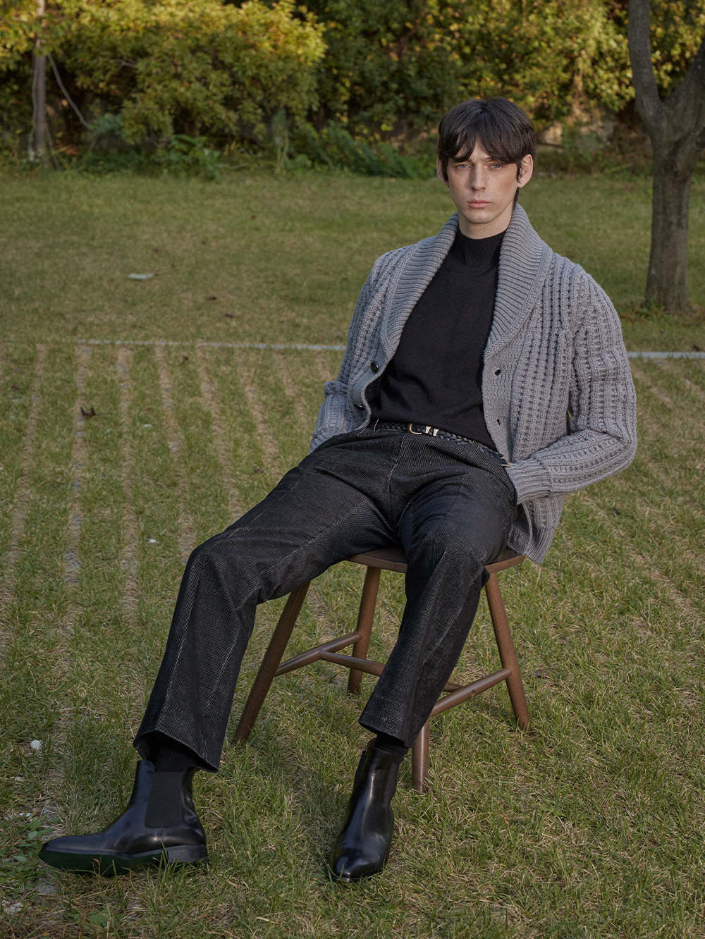 Ardor Chelsea boots #126 [Black]