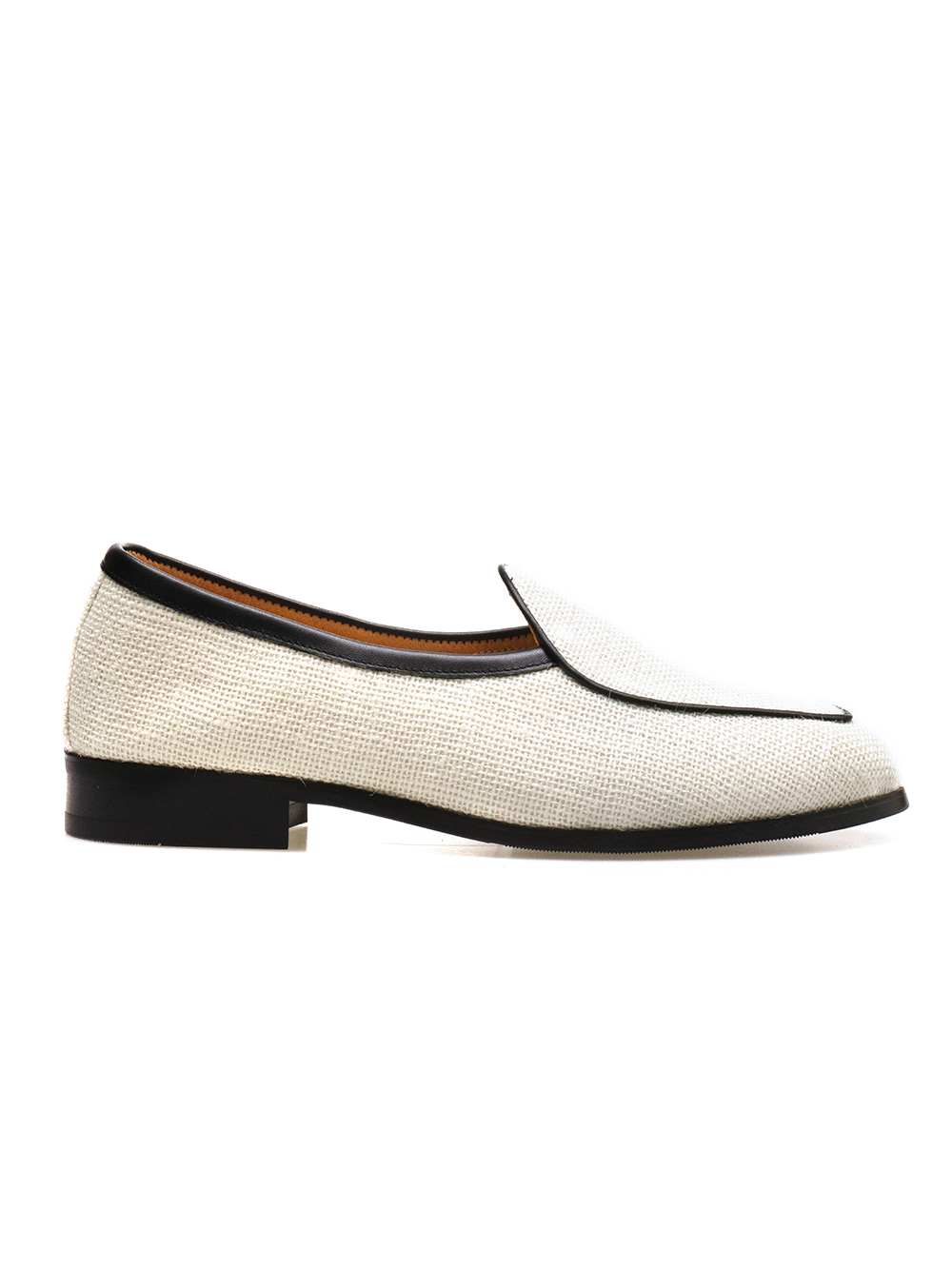 Belgian Loafers #4400 [Ivory linen]
