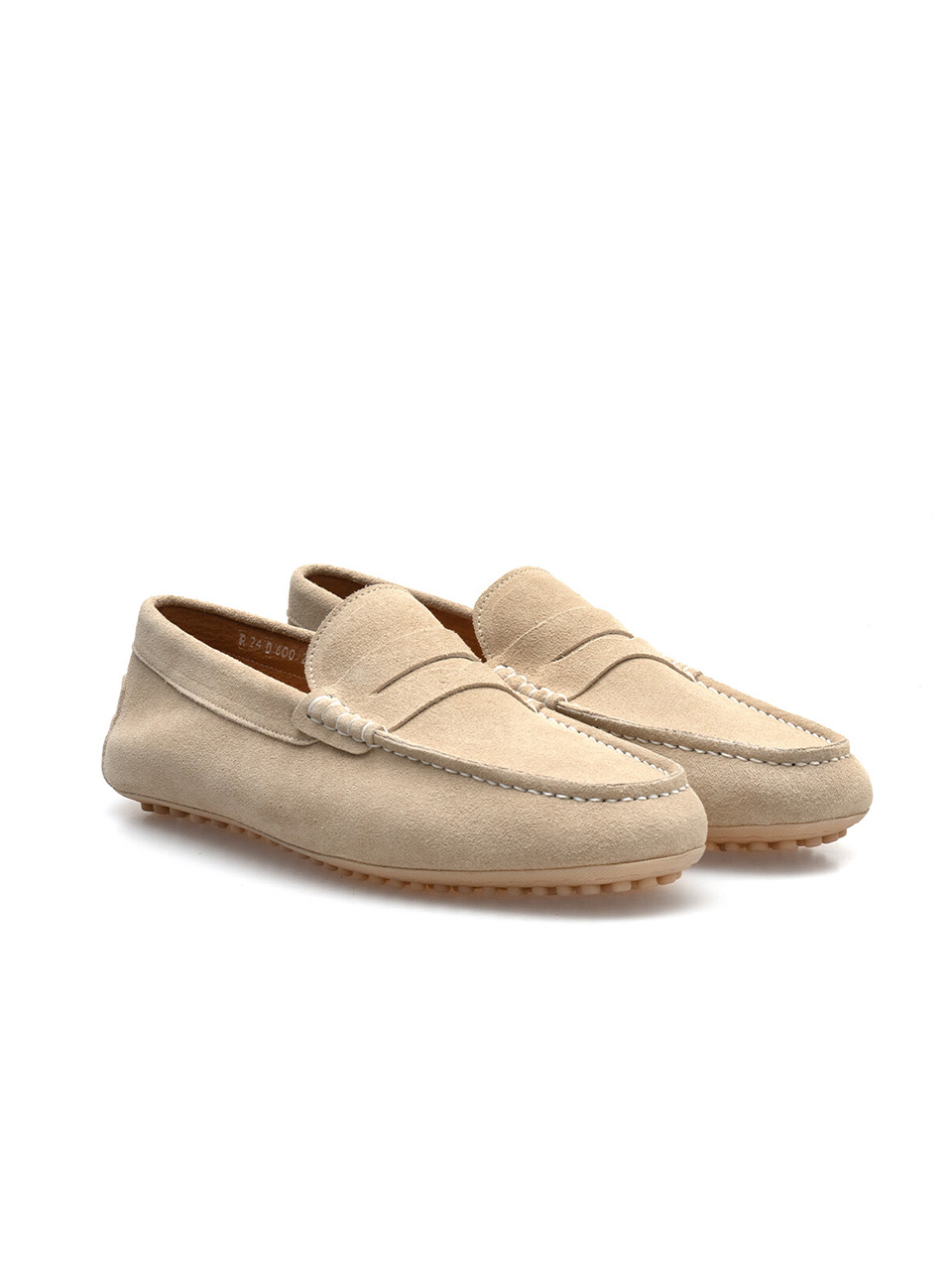 Driving Shoes #600 [Ivory suede]