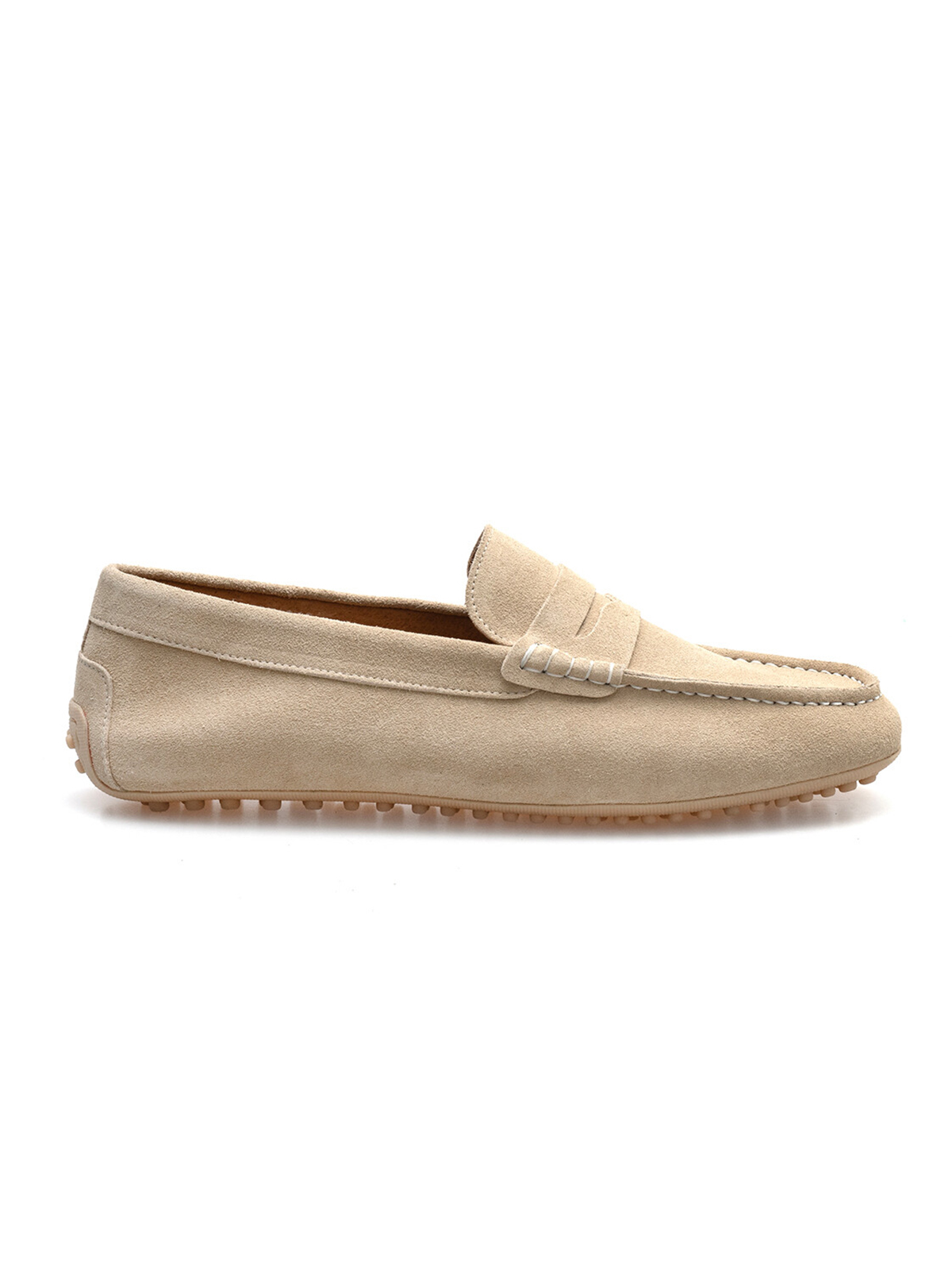 Driving Shoes #600 [Ivory suede]
