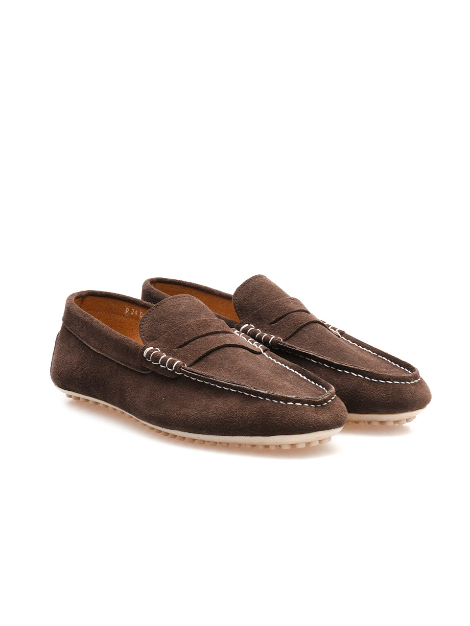 Driving Shoes #600 [Dark brown suede]