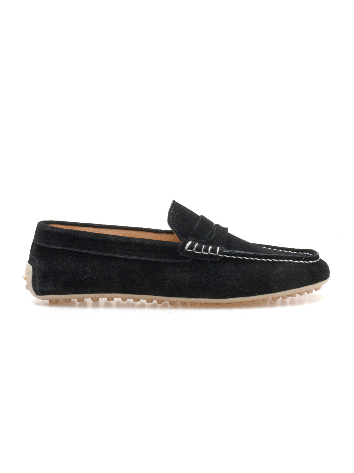 Driving Shoes #600 [Black suede]