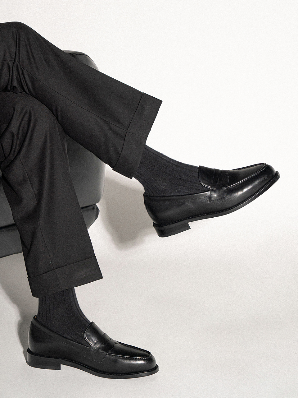 Cimer Penny Loafers #4405 [Black]