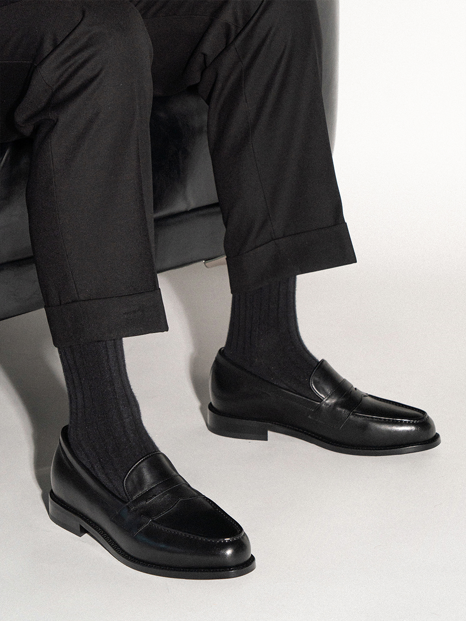 Cimer Penny Loafers #4405 [Black]