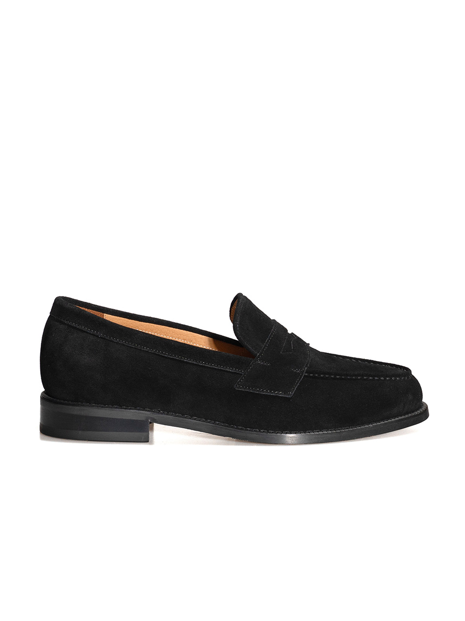 Cimer Penny Loafers #4405 [Black suede]