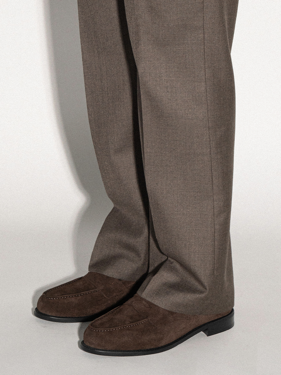 Cimer Penny Loafers #4405 [Dark brown suede]