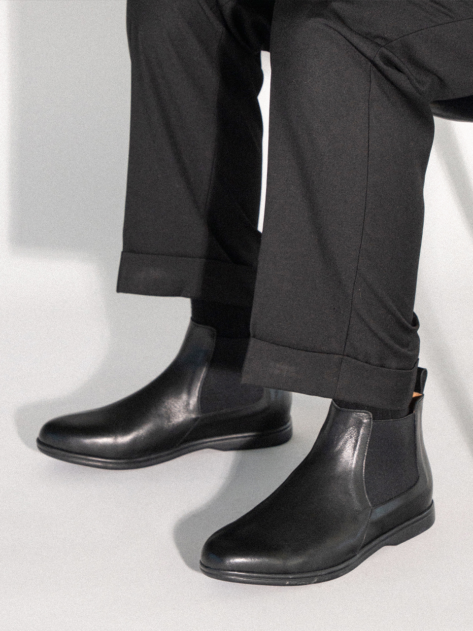 Resort Chelsea Boots #505B [Black]
