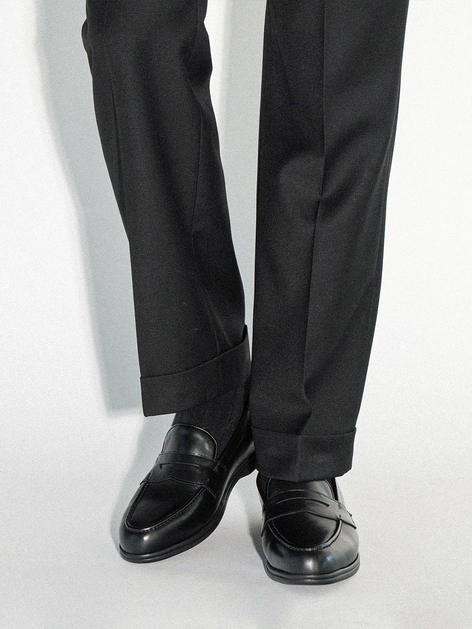 Resort Penny Loafers #4405B [Black]