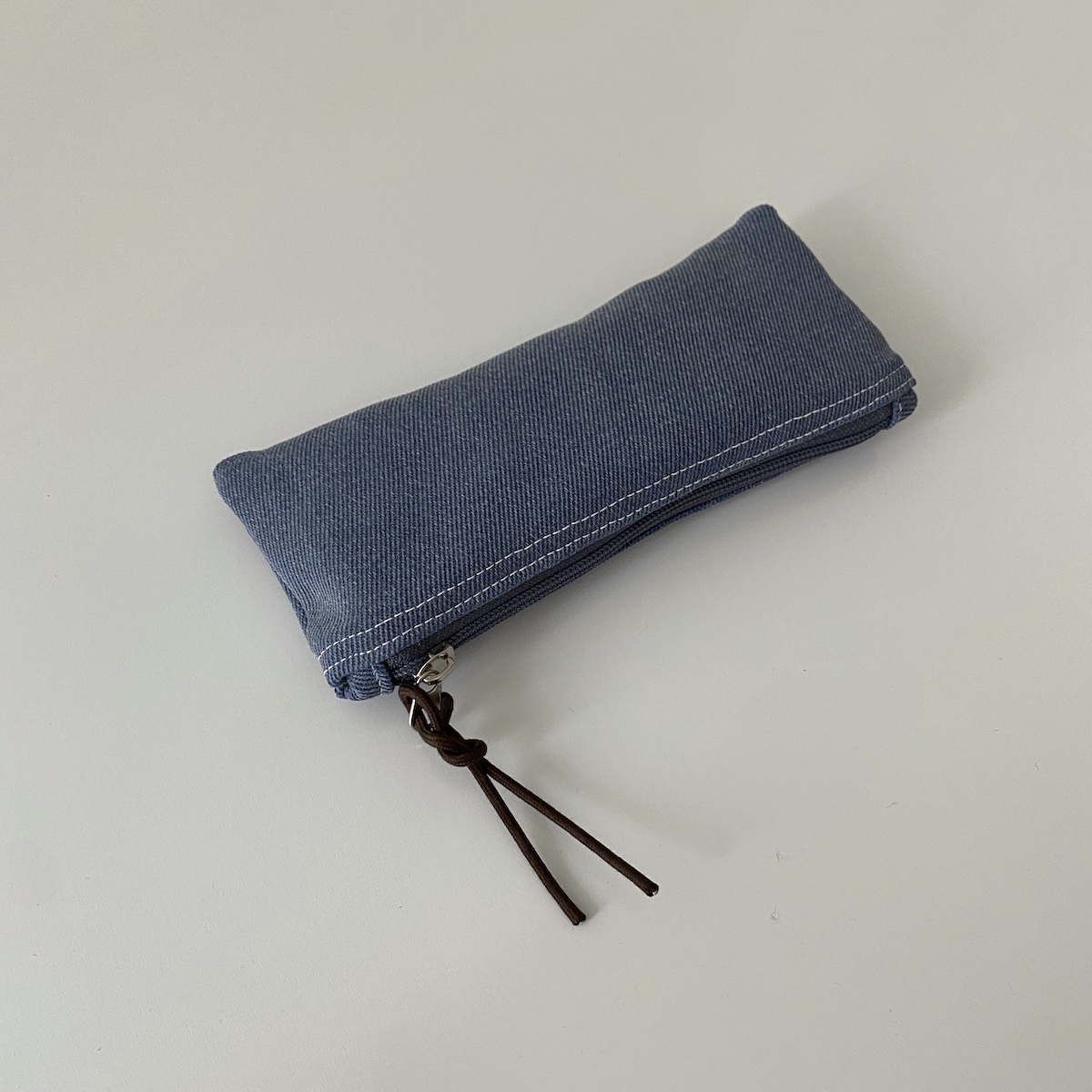 빈티지 데님 필통(Vintage denim pencil case)