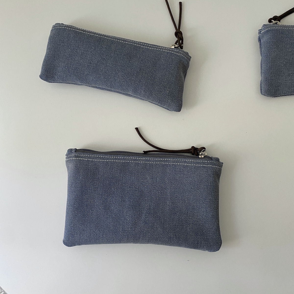 빈티지 데님 파우치 (Vintage denim pouch)