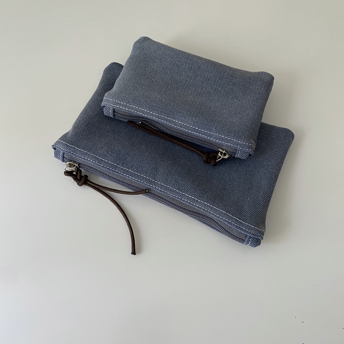 빈티지 데님 파우치 (Vintage denim pouch)
