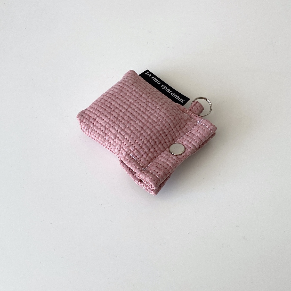 퀼팅 핑크 에어팟 케이스 (Quilting pink airpods case)