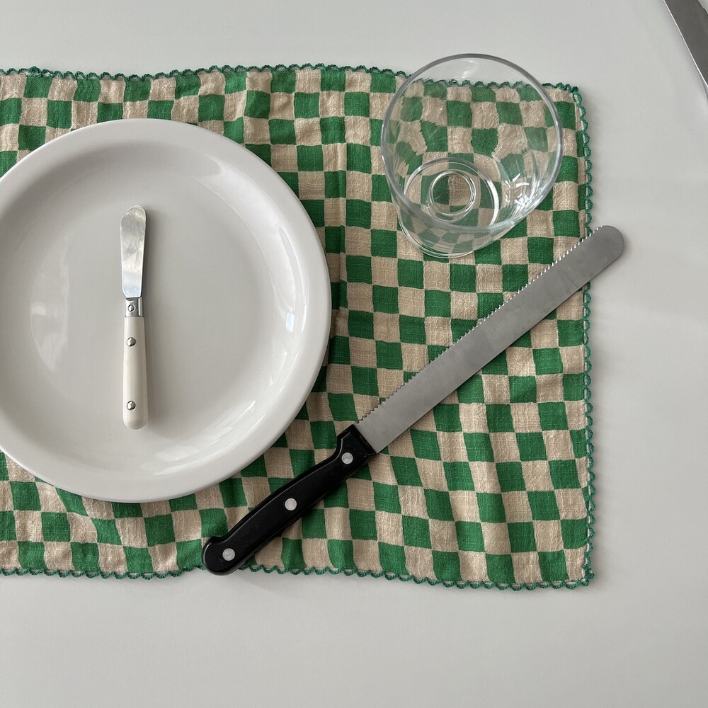 체커보드 키친 크로스