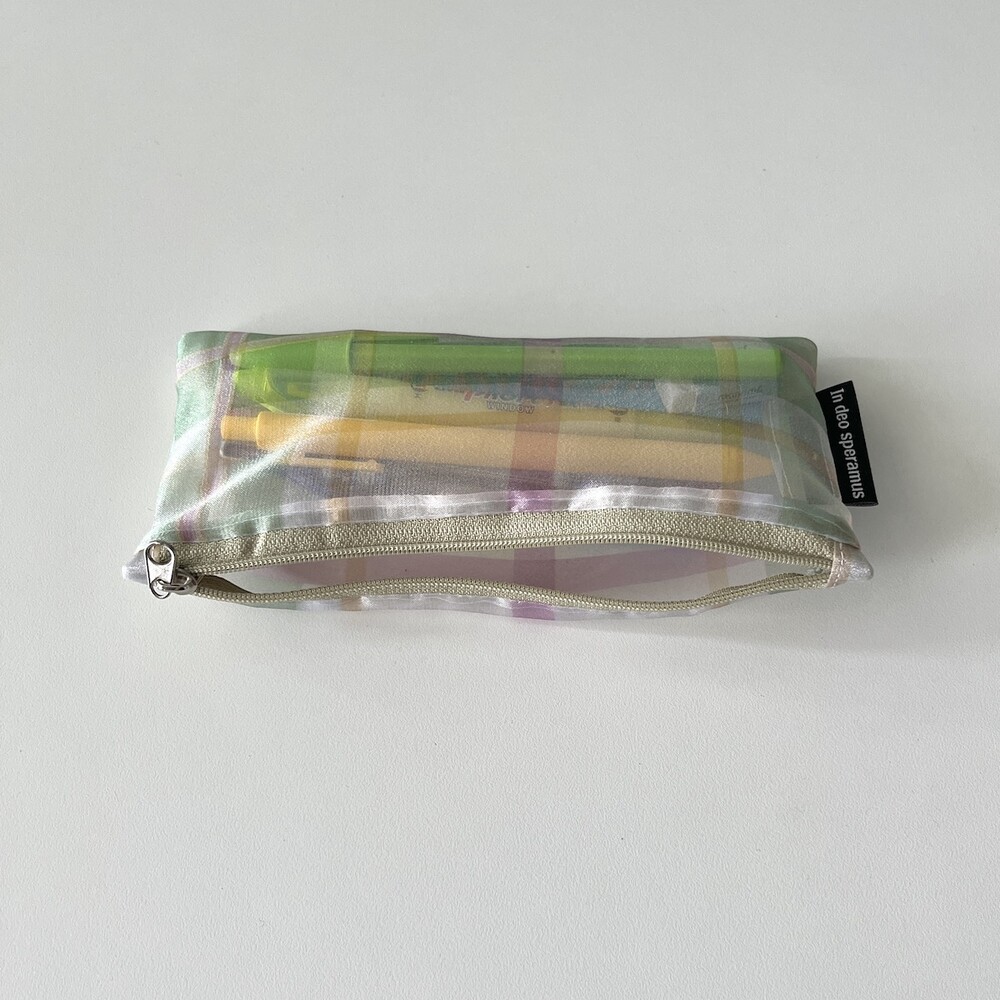 트윙클 그린 필통(Twinkle green pencil case)