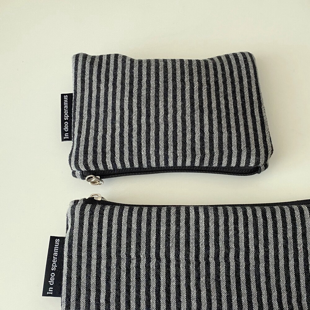 빈티지 줄무늬 파우치(Vintage stripe pouch)