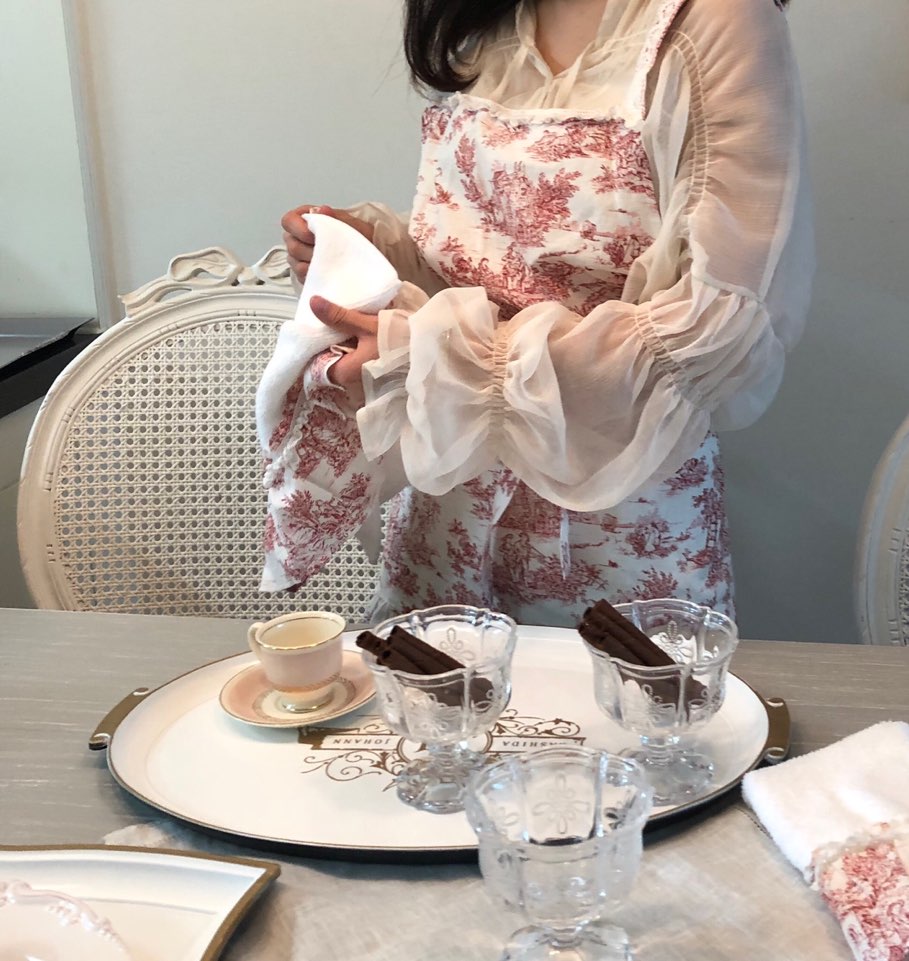 명화앞치마&명화타올2장 세트
