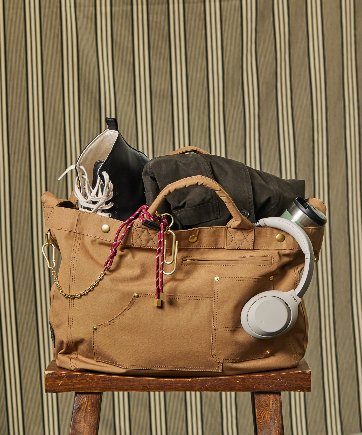 NO.8 WORK BAG _ BROWN