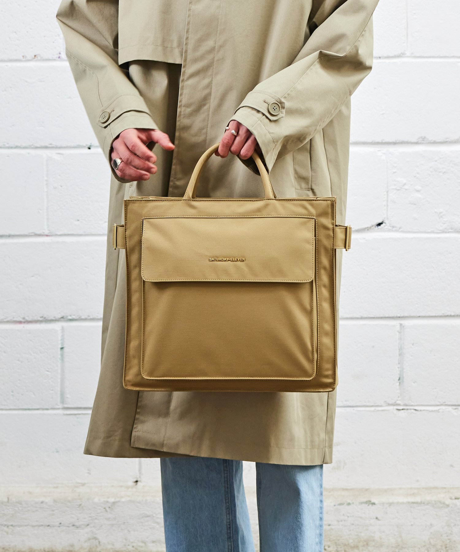 NO.16 TRENCH TOTE _ BEIGE