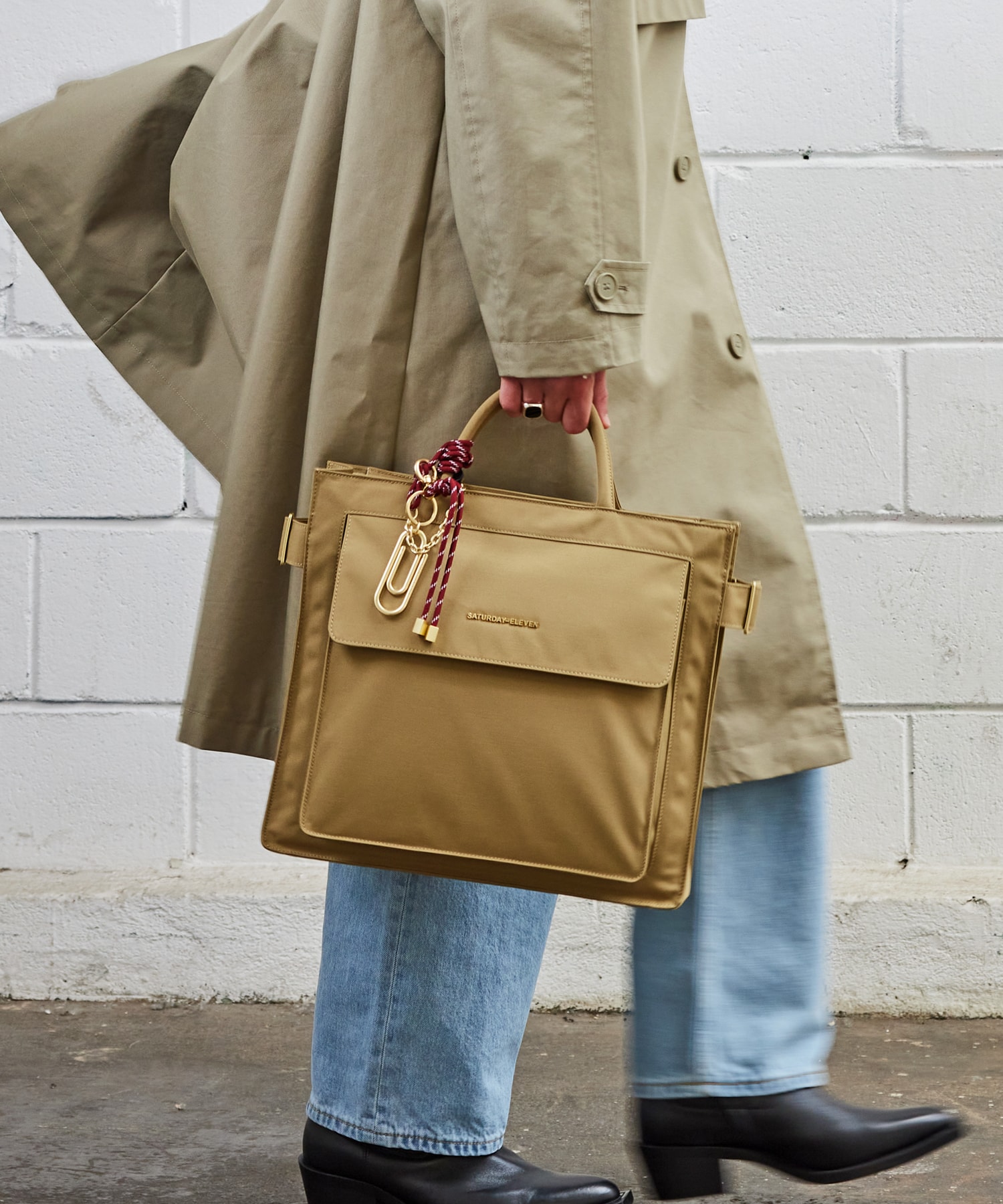 NO.16 TRENCH TOTE _ BEIGE