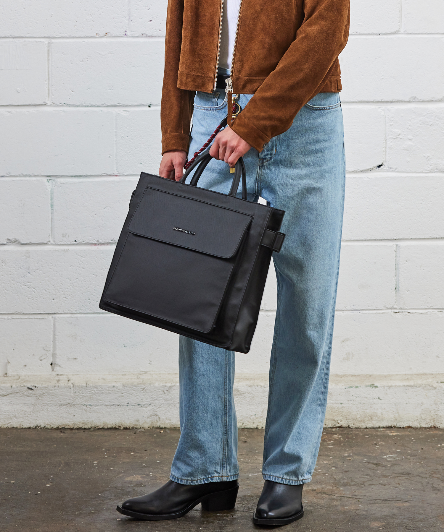 NO.16 TRENCH TOTE _ BLACK