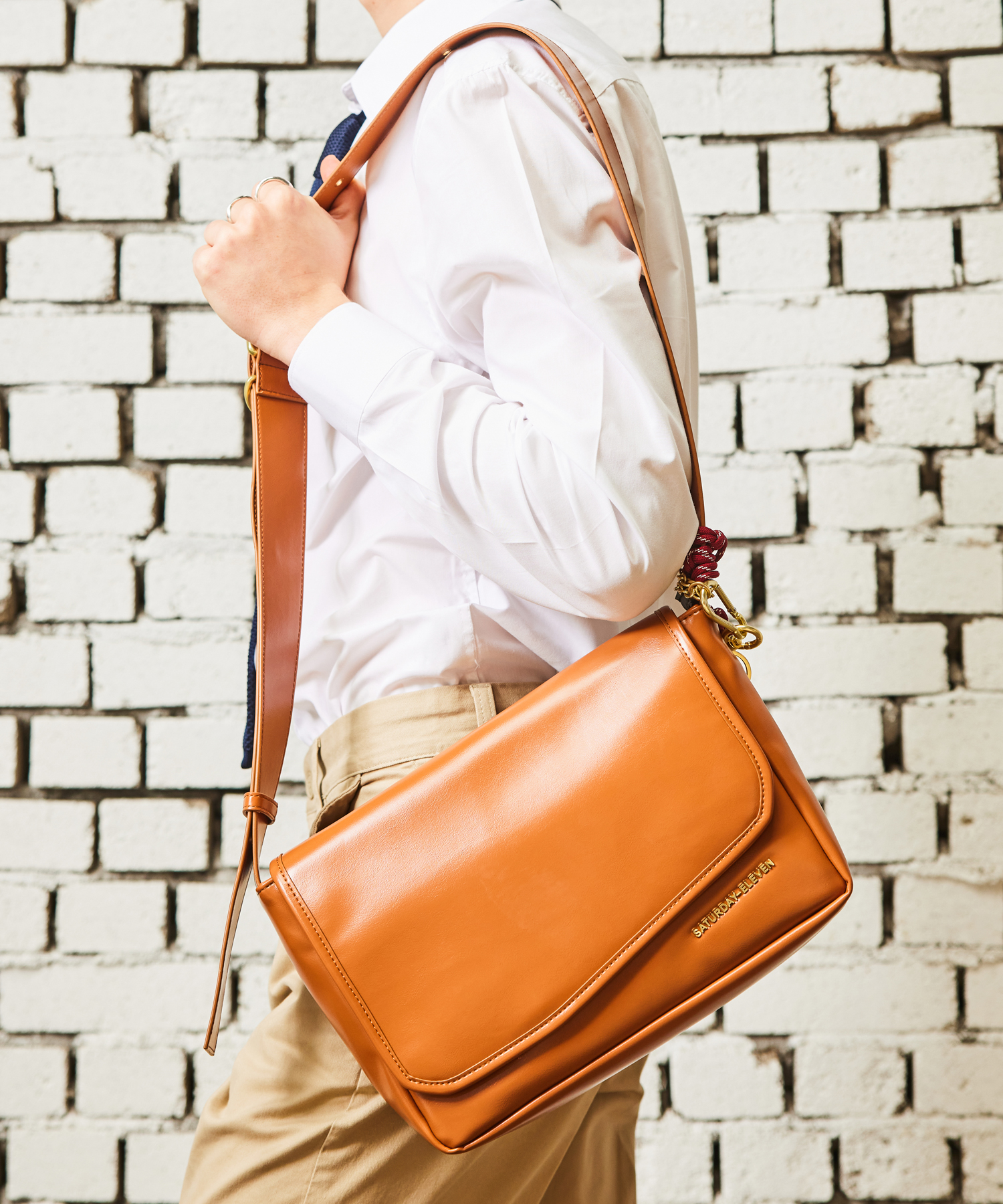NO.18 MARKO CROSS BAG _ BROWN