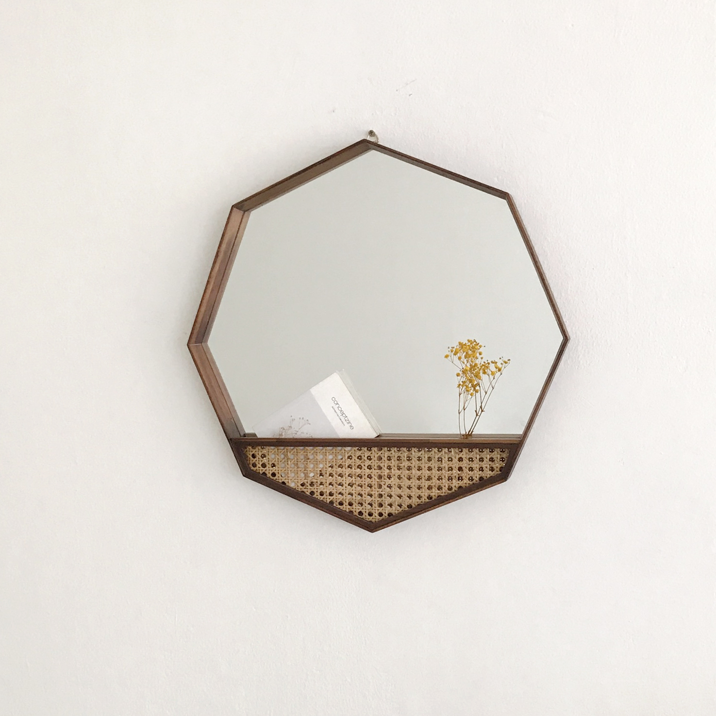 vamir octagon cane mirror