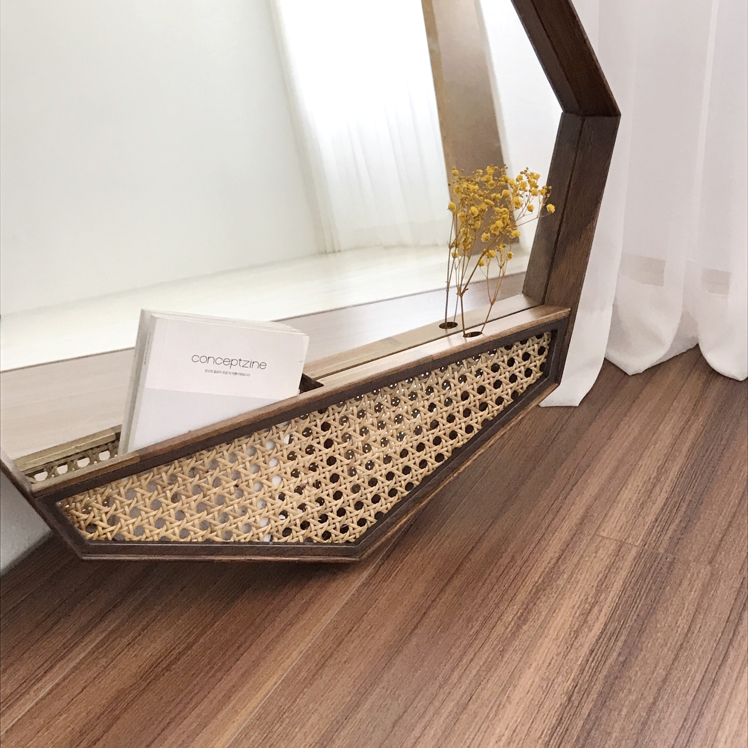 vamir octagon cane mirror