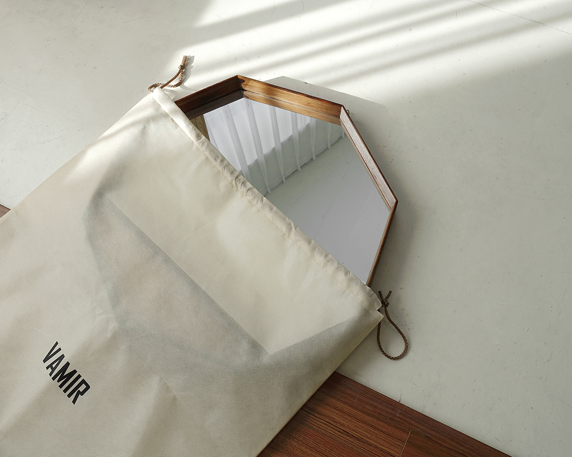 vamir octagon cane mirror