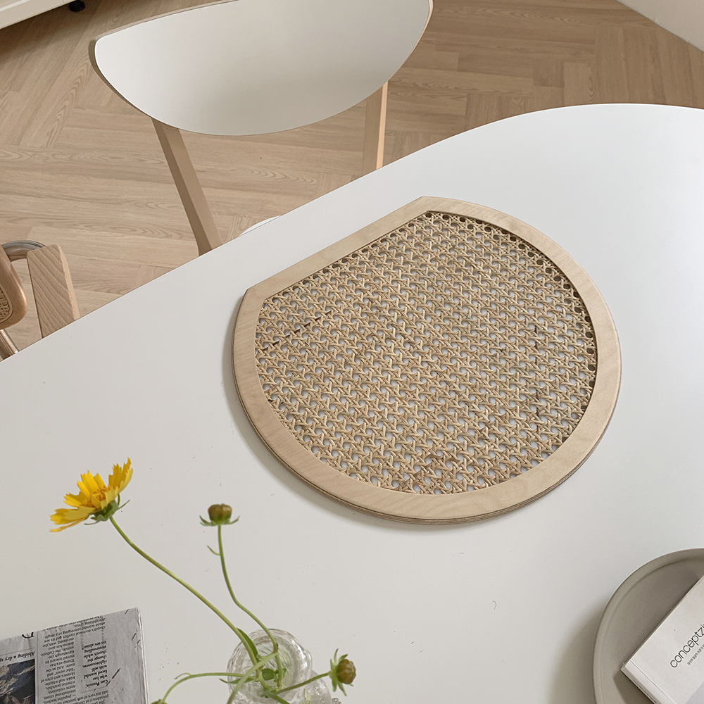 vamir cane table mat (사각 테이블 매트)