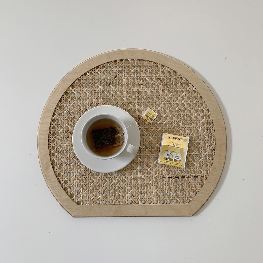 vamir cane table mat (사각 테이블 매트)