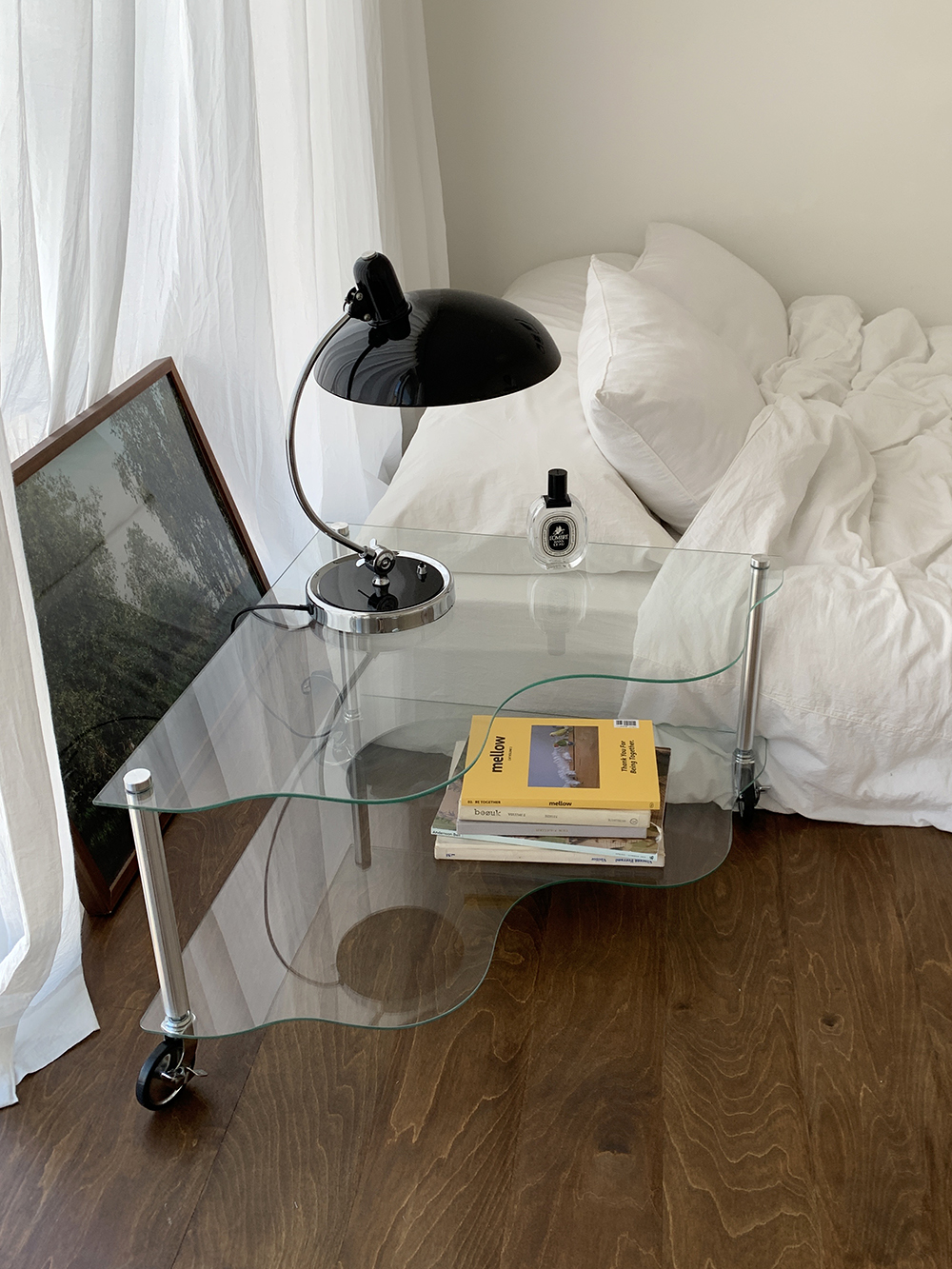 Wave trolley side table (웨이브 트롤리 사이드 테이블)