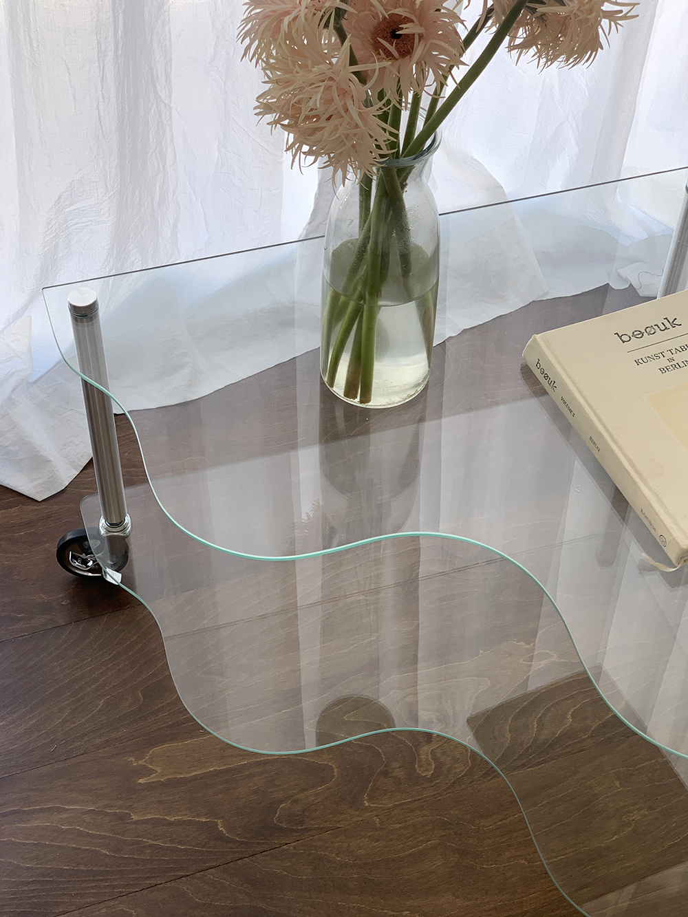 Wave trolley side table (웨이브 트롤리 사이드 테이블)