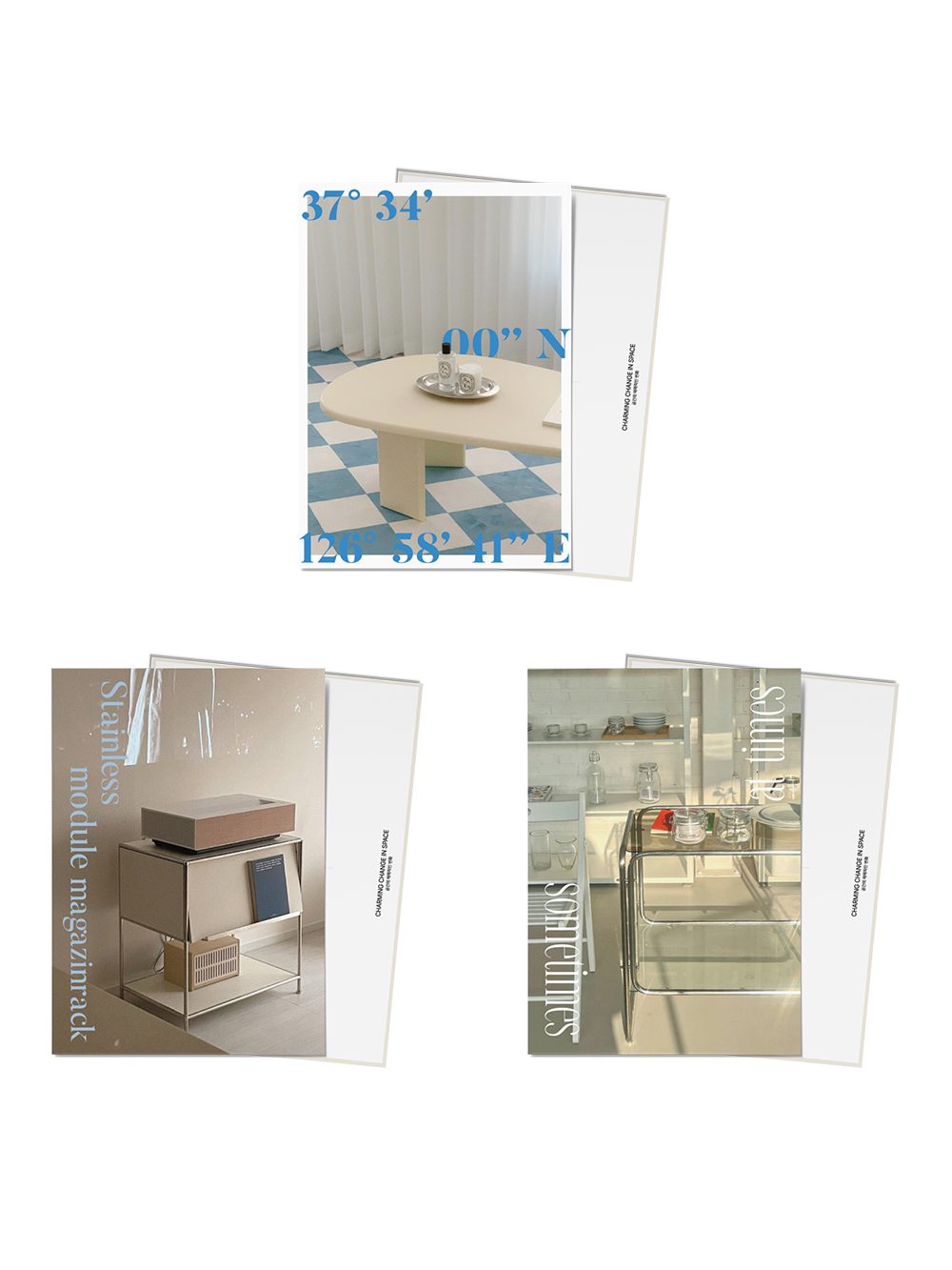 Furniture postcard (가구 엽서 3ea)