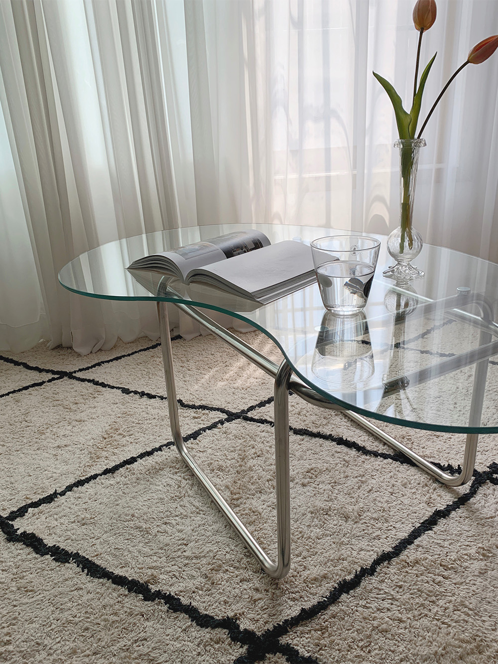Stainless bean table (스테인레스 빈 테이블)