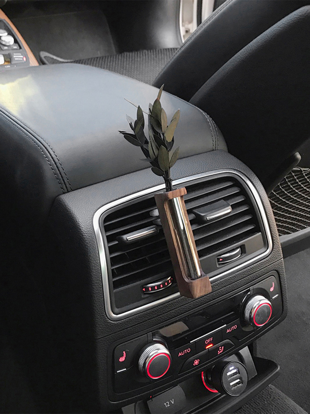 Car wood diffuser_eucalyptus (차량용 송풍구 원목 케이스 디퓨저_유칼립투스)
