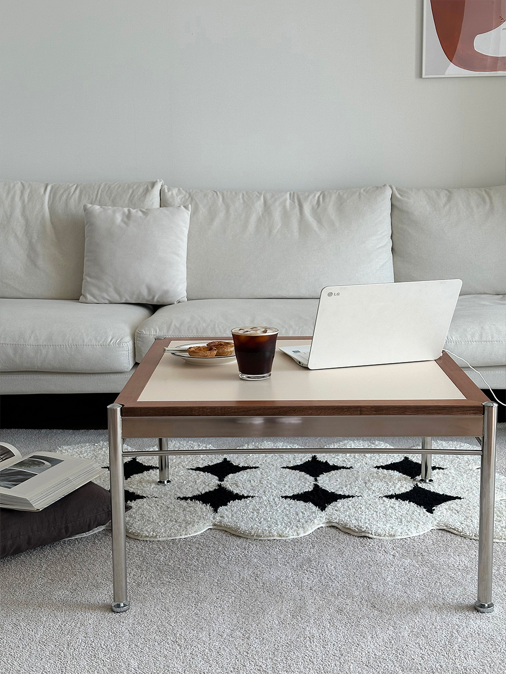 (리퍼) Rustic comfort sofa table (러스틱 컴포트 소파 테이블)