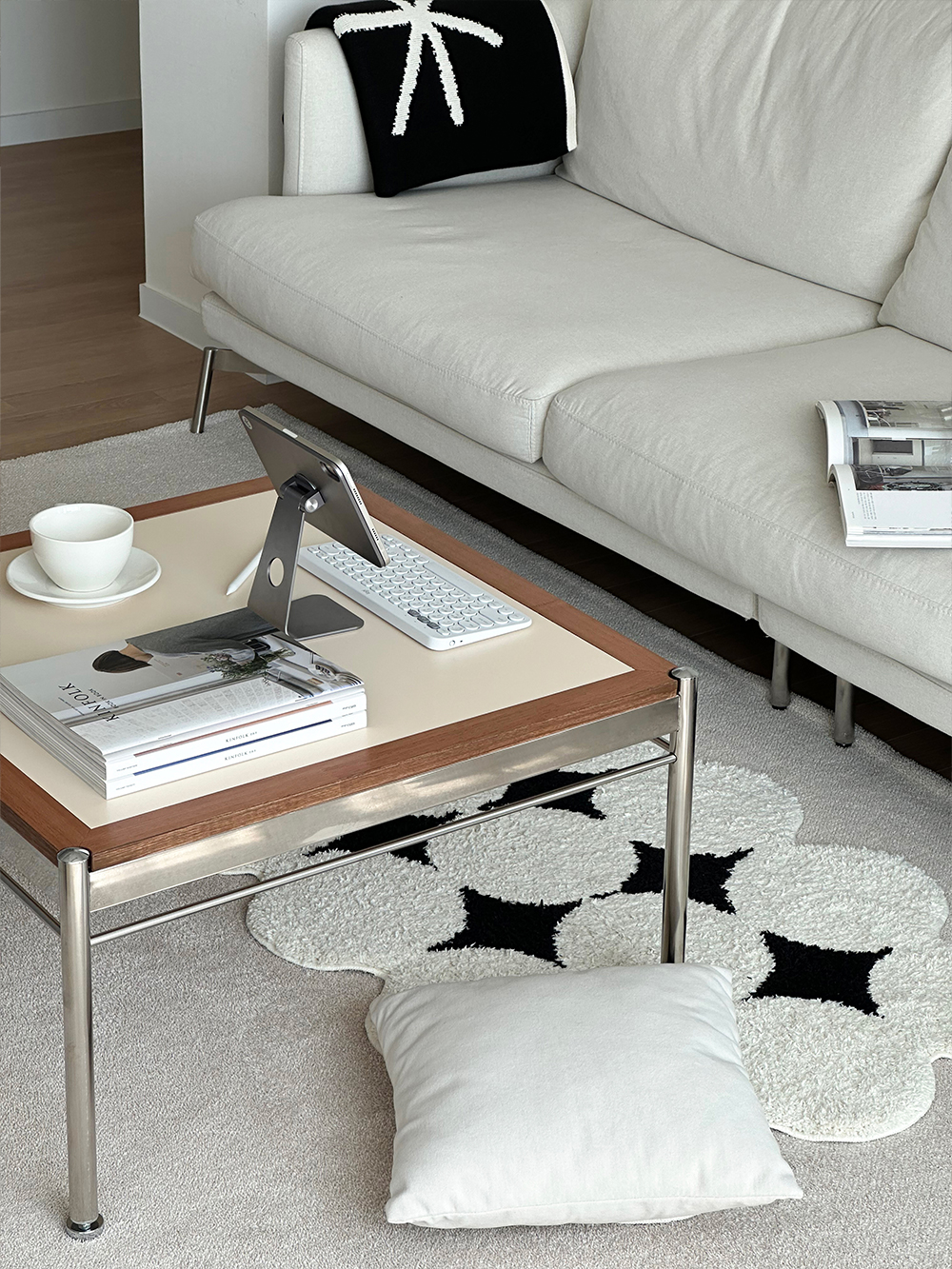 (리퍼) Rustic comfort sofa table (러스틱 컴포트 소파 테이블)