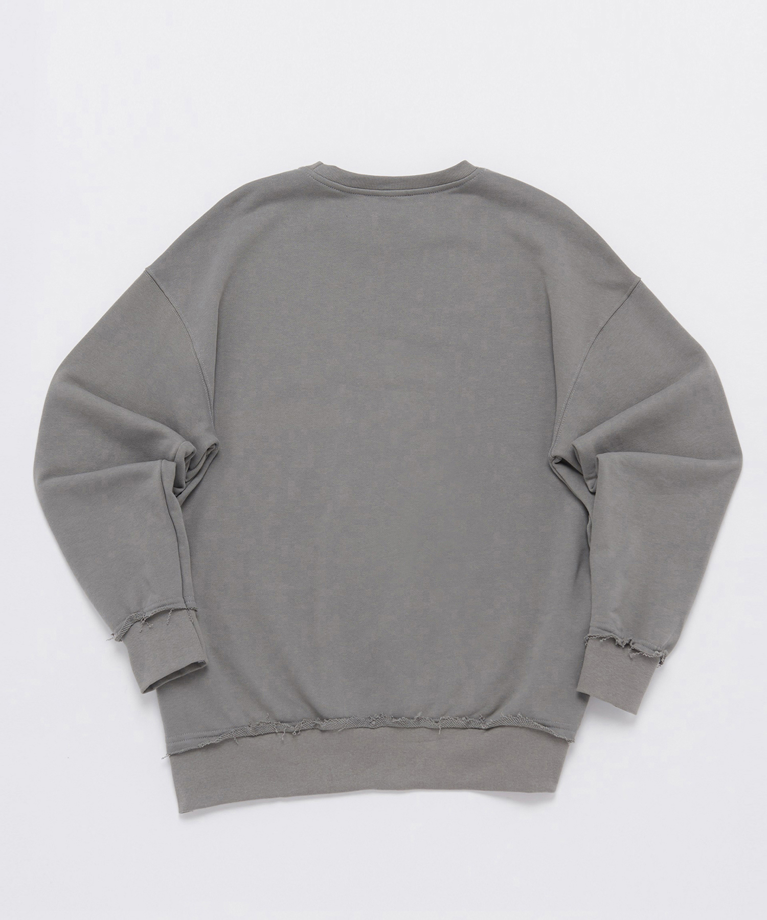 DROP-SHOULDER VINTAGE SWEAT-SHIRT (Gray)