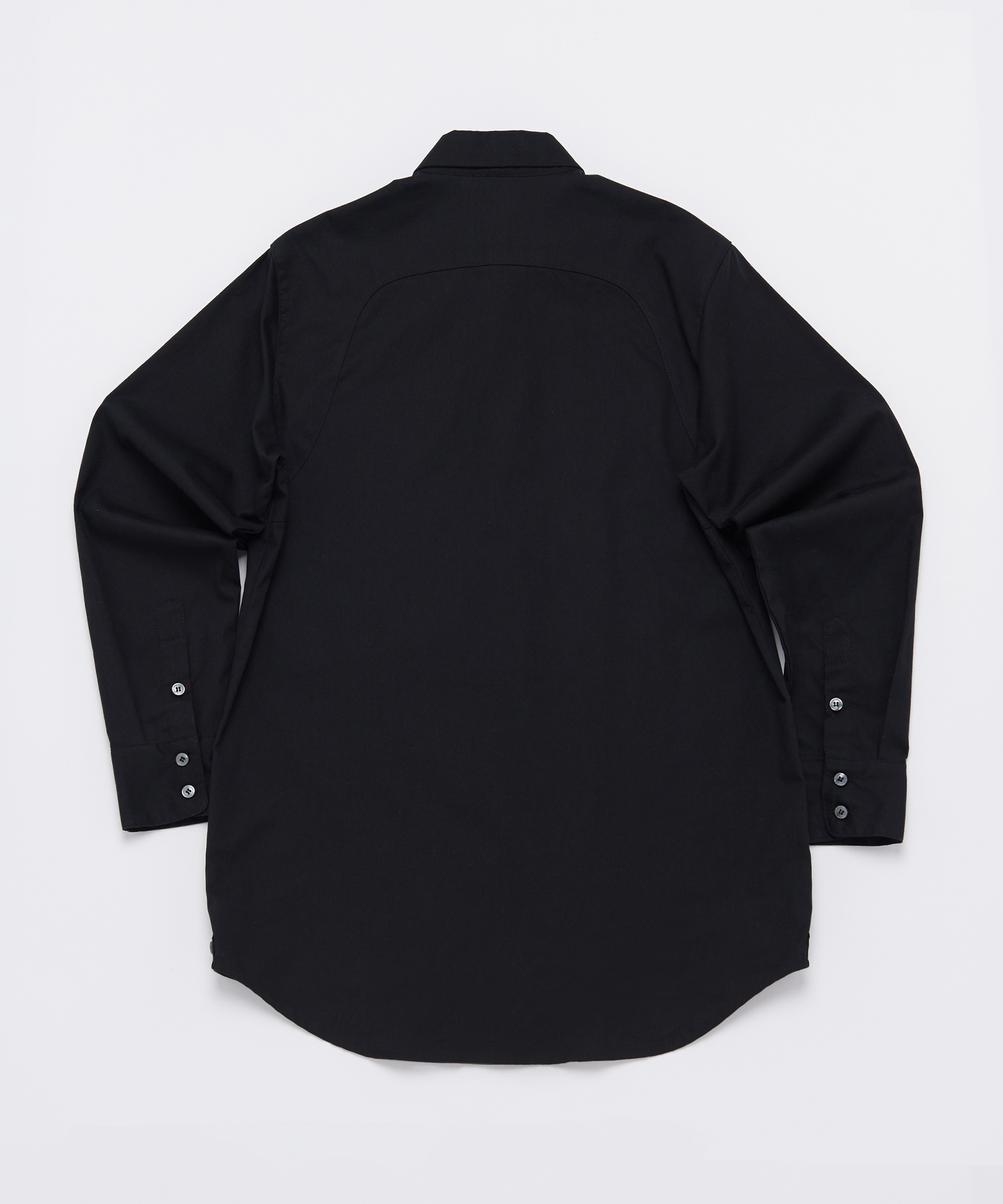 X-LOOP OXFORD LAYERED SHIRT (Black)