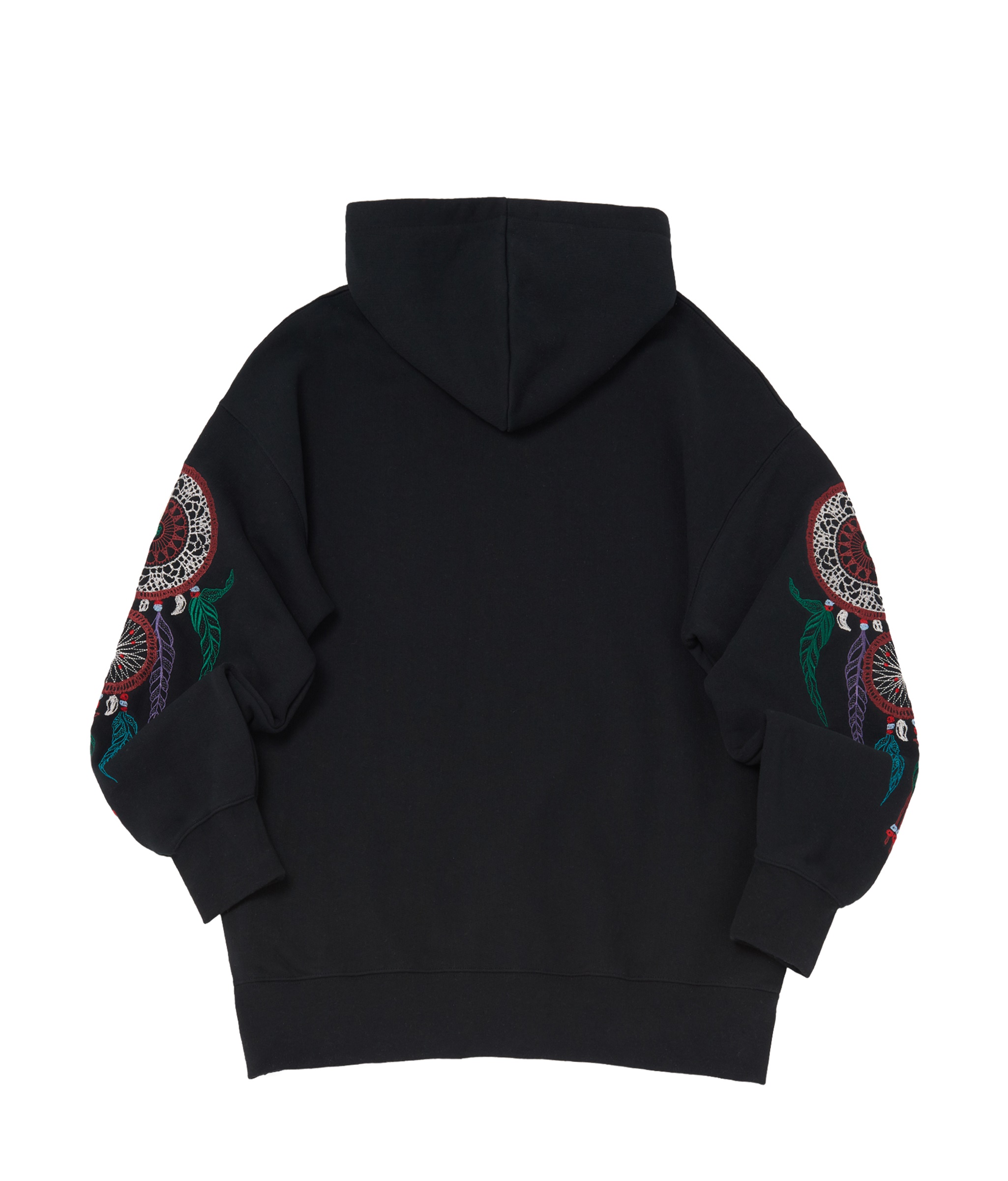 DREAMCATCHER DROP-SHOULDER HOODY (Black)