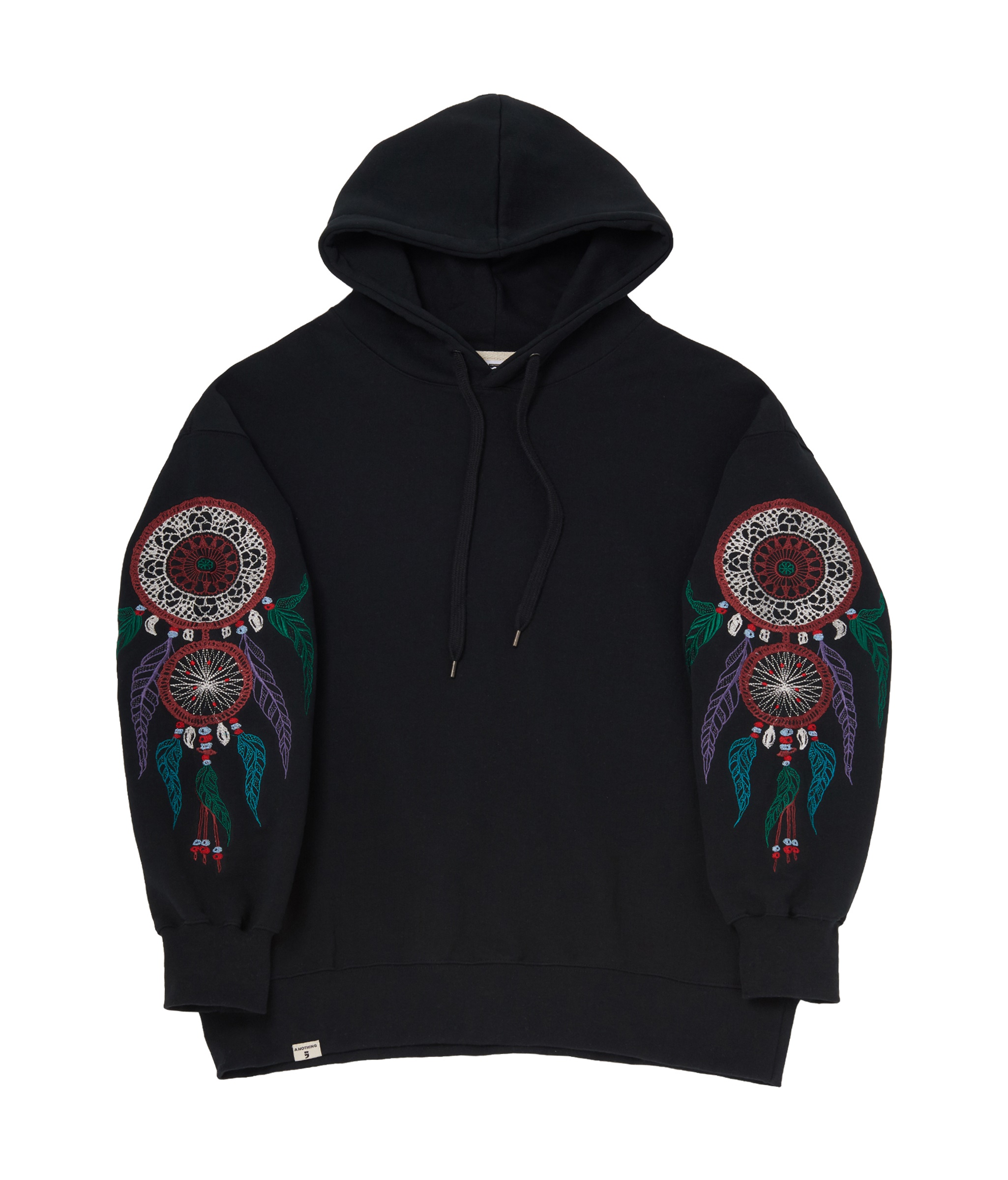 DREAMCATCHER DROP-SHOULDER HOODY (Black)