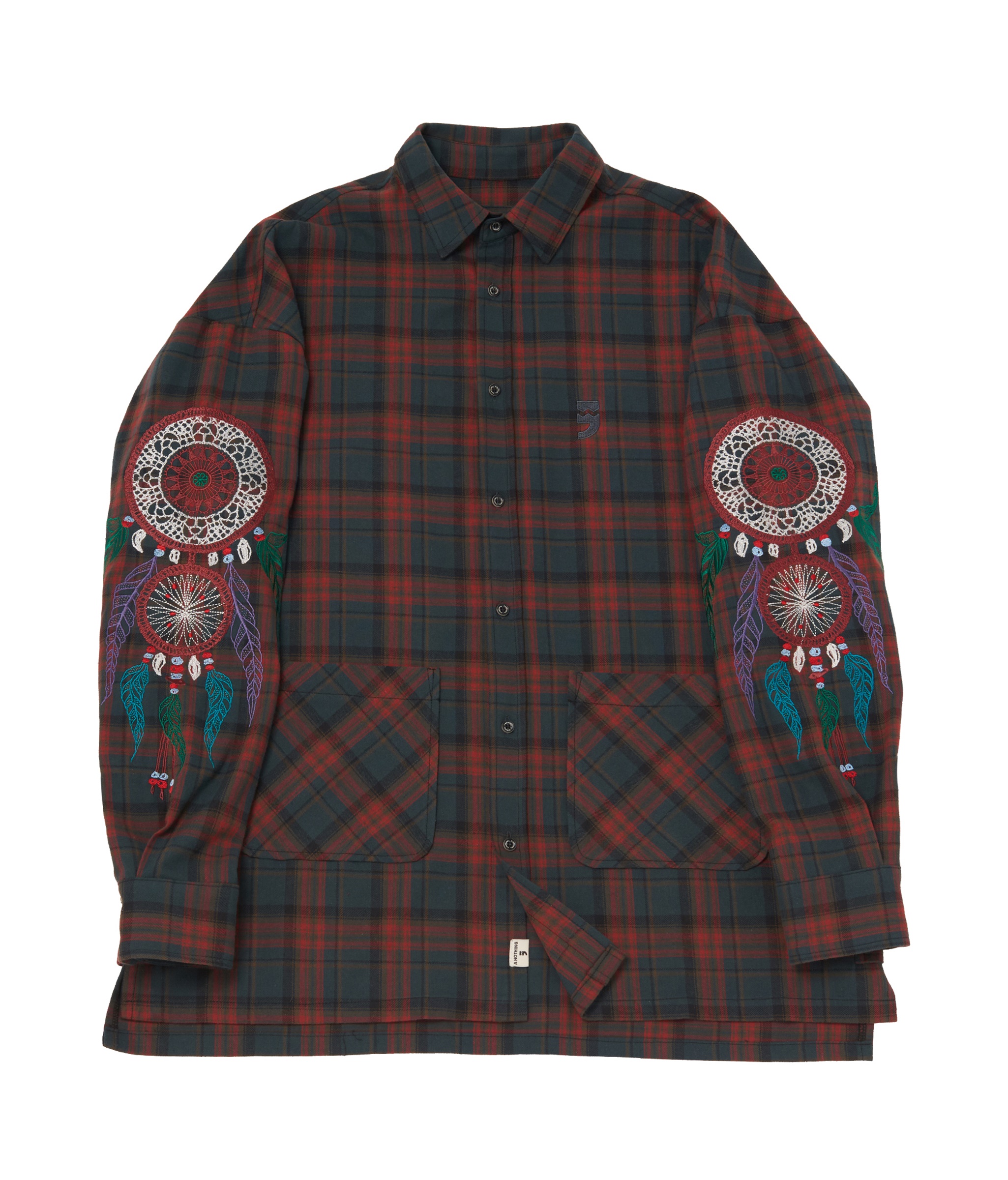 DREAMCATCHER DROP-SHOULDER SHIRT (Khaki)
