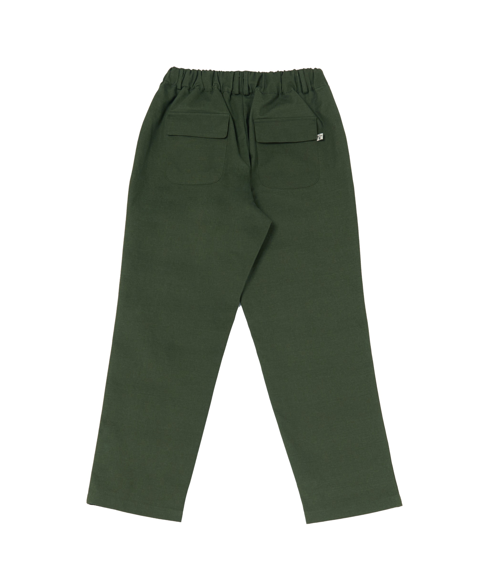 WASHED CANVAS FRONT CARGO PANTS (Khaki)