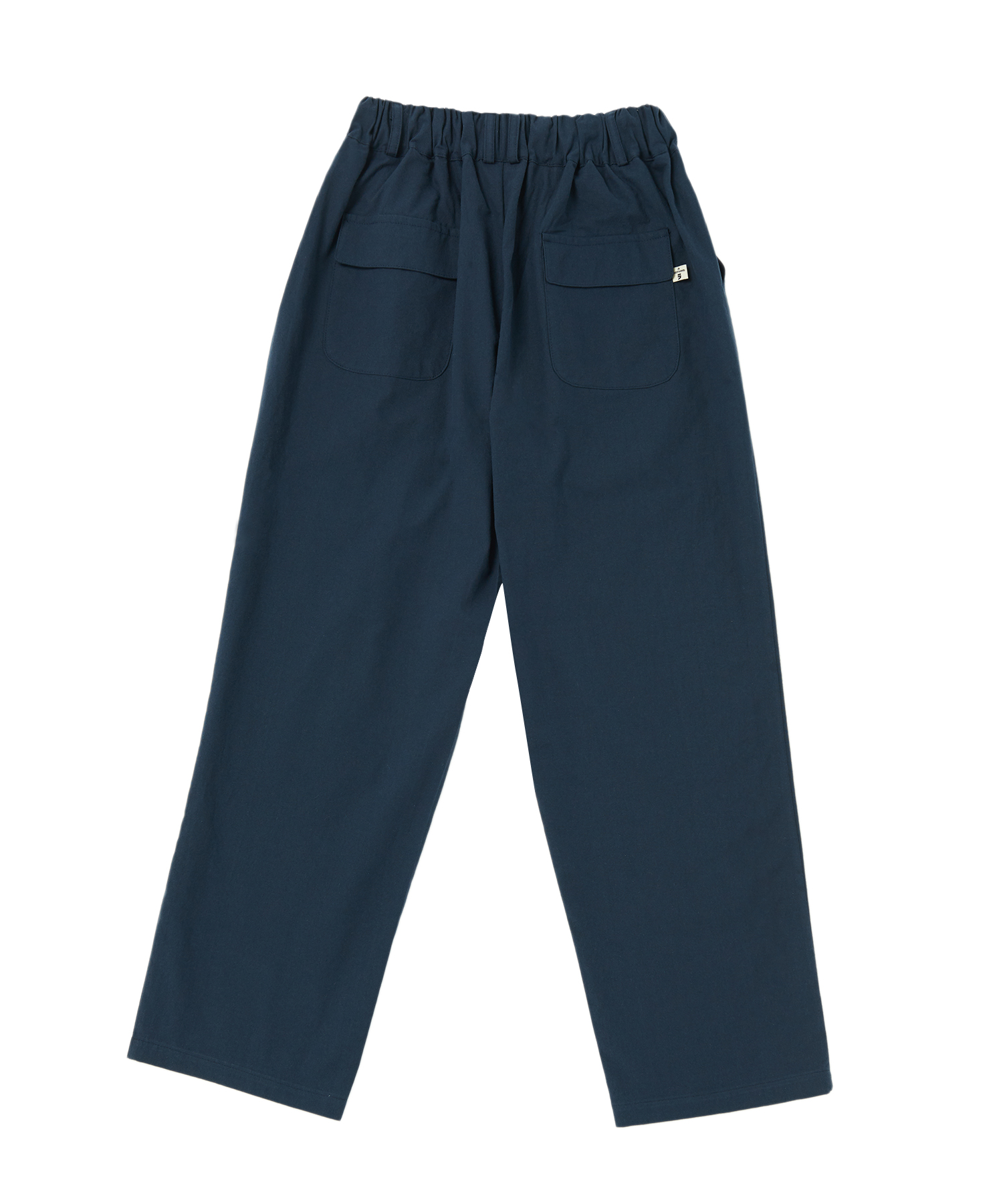 LINEN-COTTON FRONT CARGO PANTS (Navy)