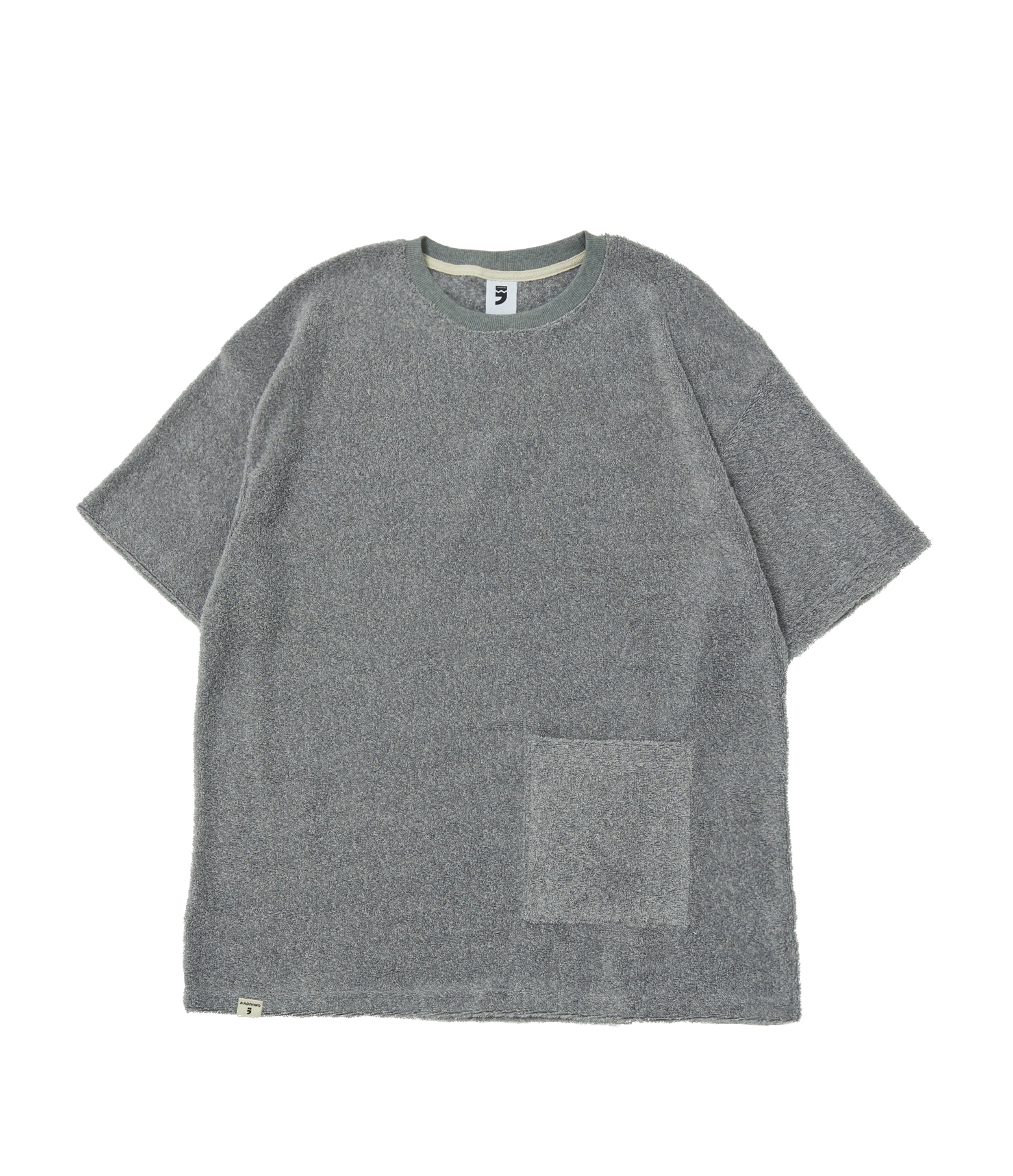 SOFT TOWEL POCKET 1/2 TEE (Gray)