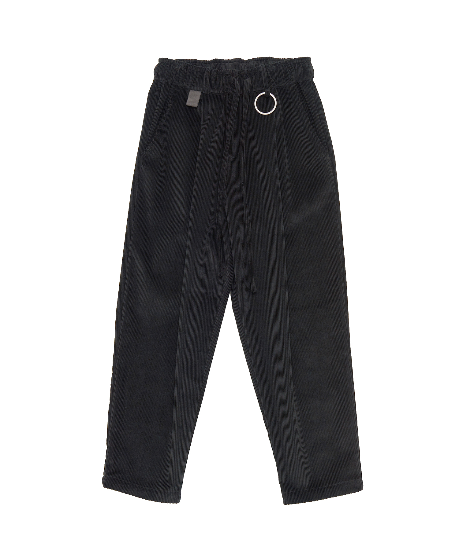CORDUROY VINTAGE BALLOON-FIT PANTS (Black)